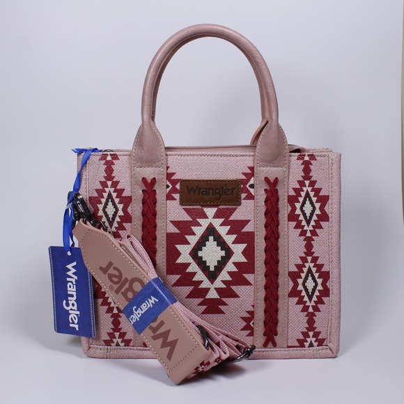 Wrangler Handbags - Wrangler Southwestern Pattern‎ Mini Tote Crossbody Brand New With Tags Pink